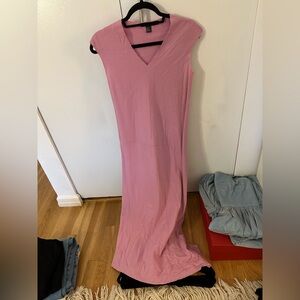 DKNY Vintage Pink Maxi Dress